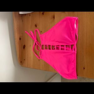 Halter top bikini top